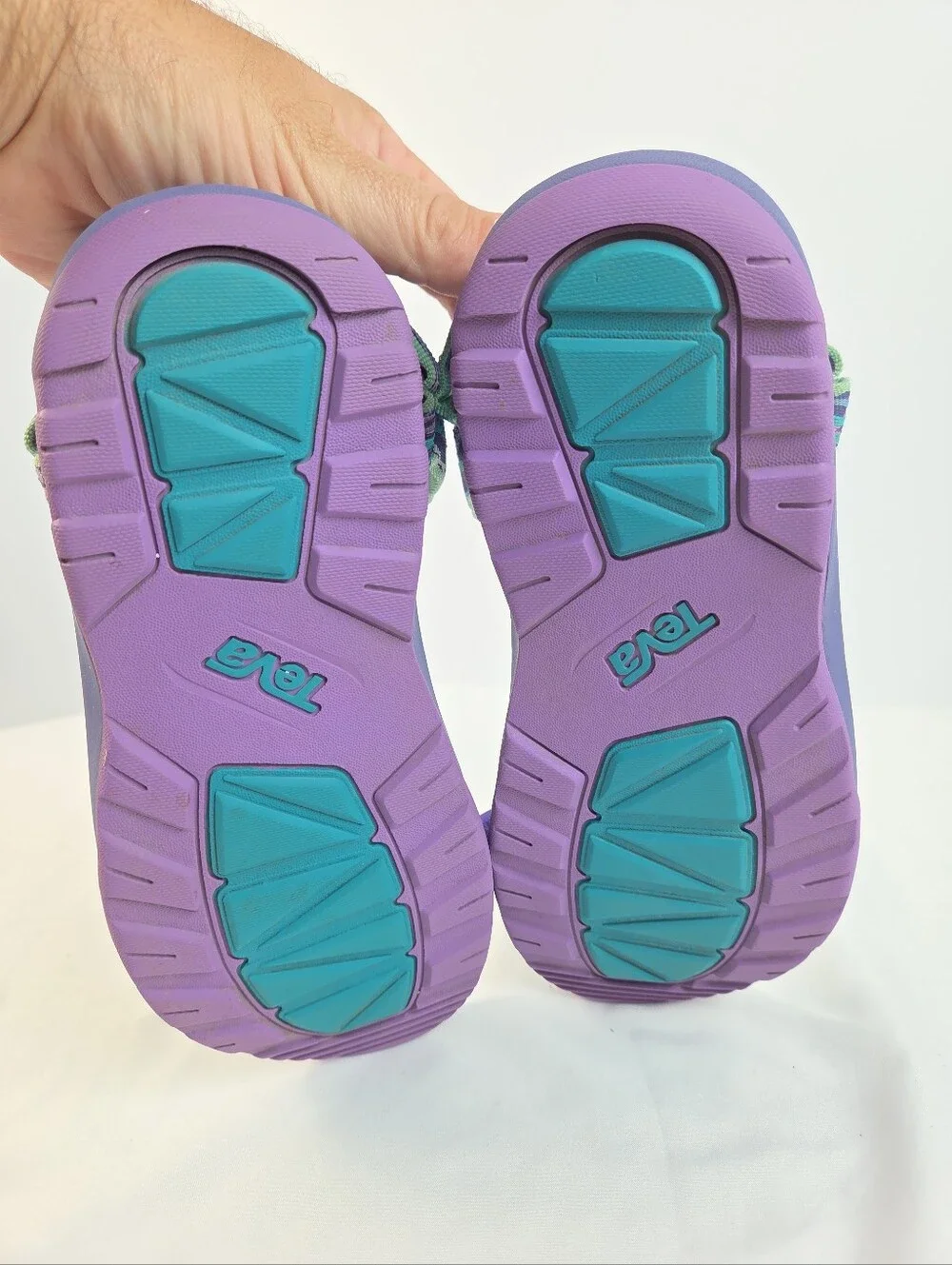 Teva Hurrican XLT2  Women's Size Purple Sport Sandals with Teal Lavender Straps